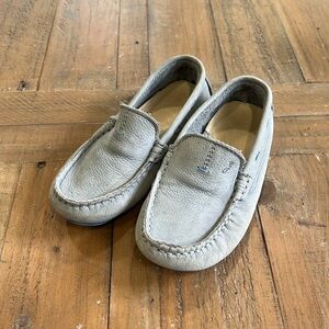 Jacadi Gray Leather moccasins